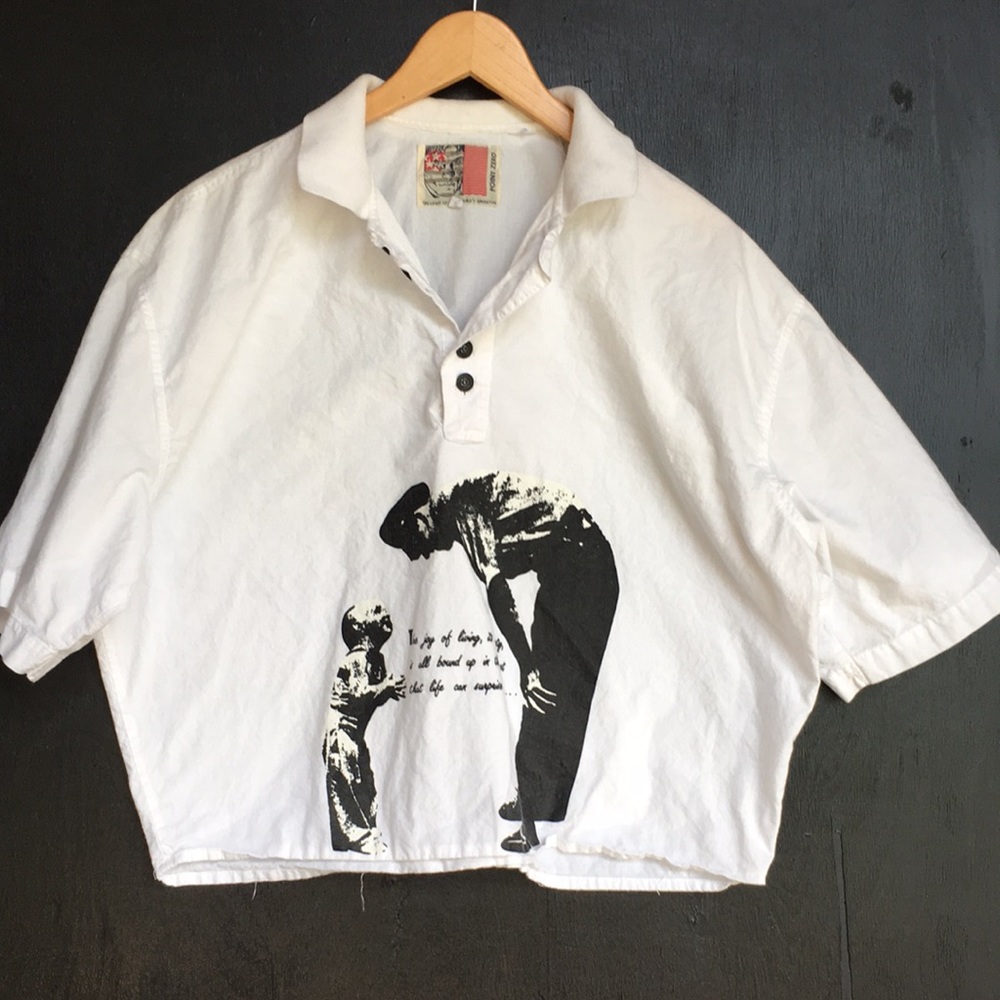 Point Zero Mens White Shirt Shirt Size MEDUIM